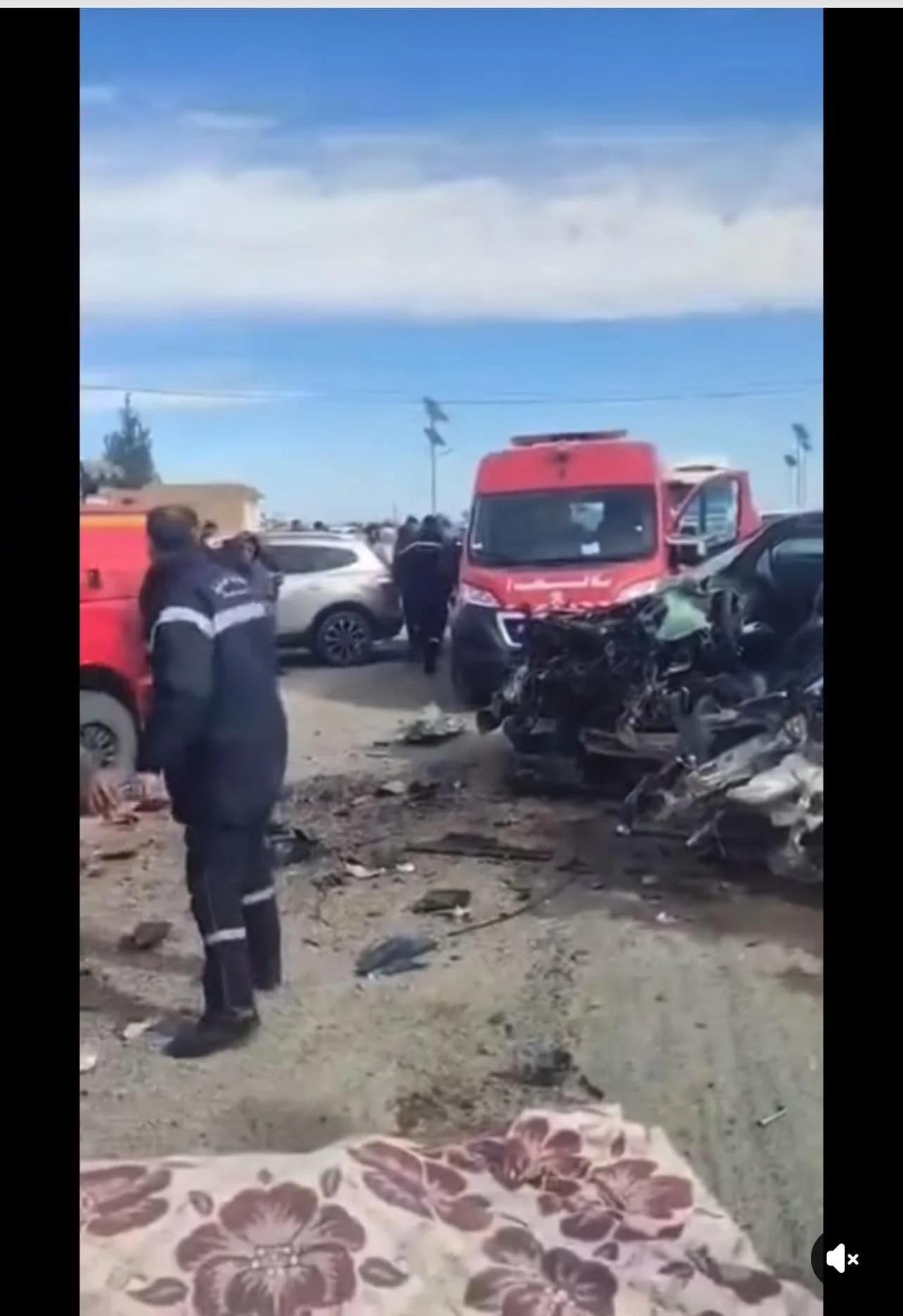 سيدي بوزيد:حادث مرور أليم على يُسفر عن وفاة وإصابات