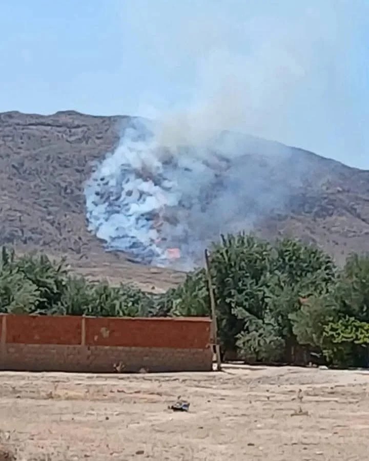 حريق كبير في جبل الخشم أولاد حفوز!