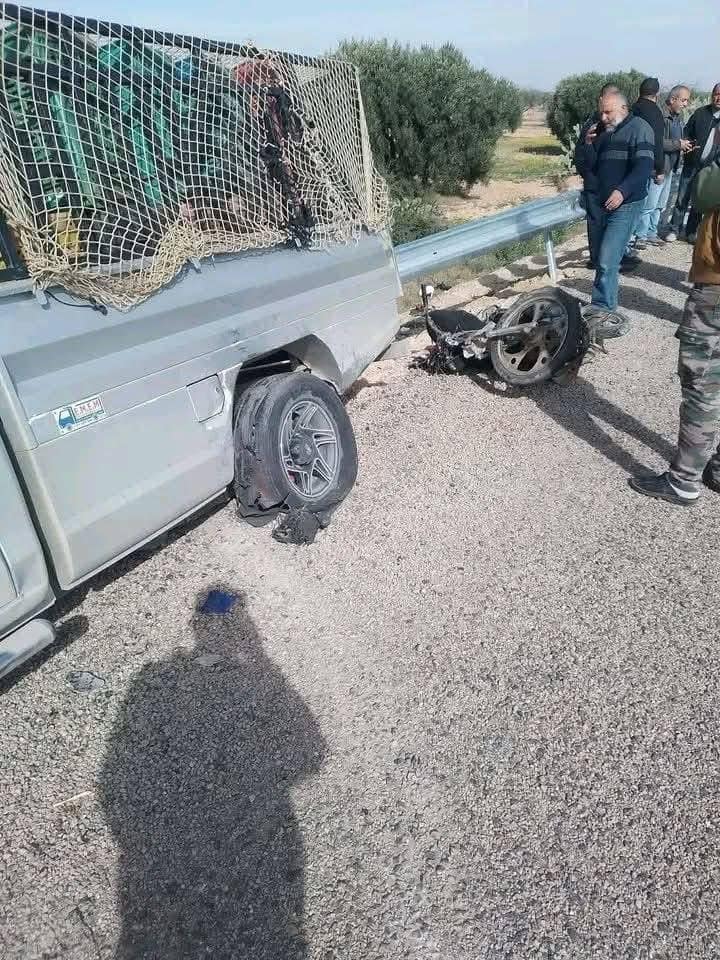 حادث مرور أليم بسيدي علي بن عون يخلّف وفاة شاب من منطقة أولاد منصر