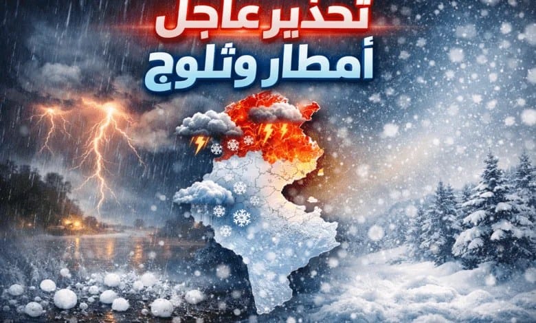 تحذير عاجل: أمطار غزيرة وبرد وثلوج تضرب هذه المناطق الليلة